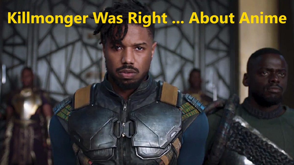 Marvel Studios image of Michael B. Jordan as Erik Killmonger in "Black Panther," modified by Marykate