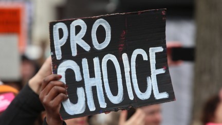 pro-choice protest sign