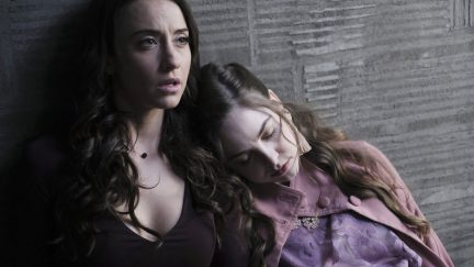 Pictured: (l-r) Stella Maeve as Julia Wicker, Brittany Curran as Fen