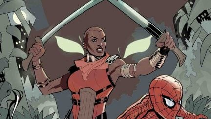 Terry Dodson's cover image of the Dora Milaje for 