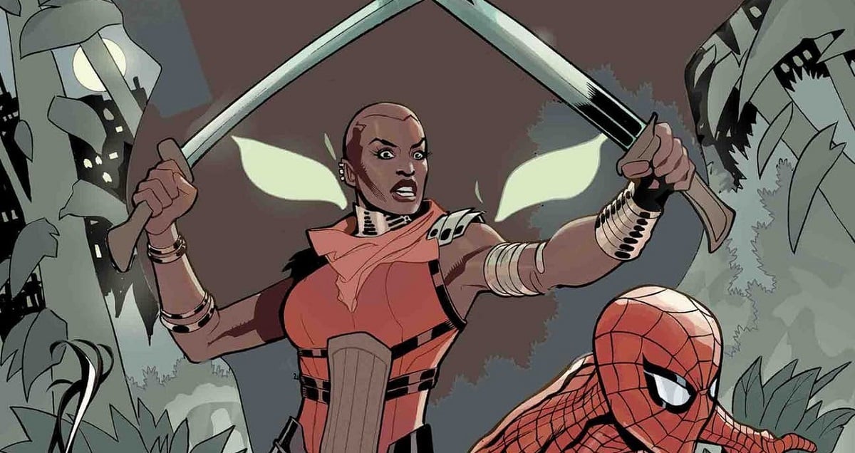 Terry Dodson's cover image of the Dora Milaje for "Wakanda Forever: The Amazing Spider-Man" (Credit: Marvel Comics)