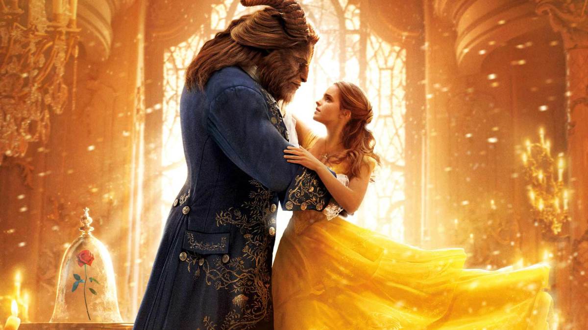 Emma Watson and Dan Stevens as Beast and Belle in Disney's live action Beauty and the Beast