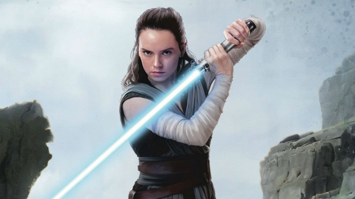 Daisy Ridley as Rey in Star Wars The Last Jedi
