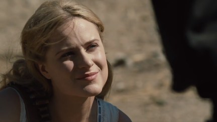 Evan Rachel Wood as Dolores on HBO's Westworld