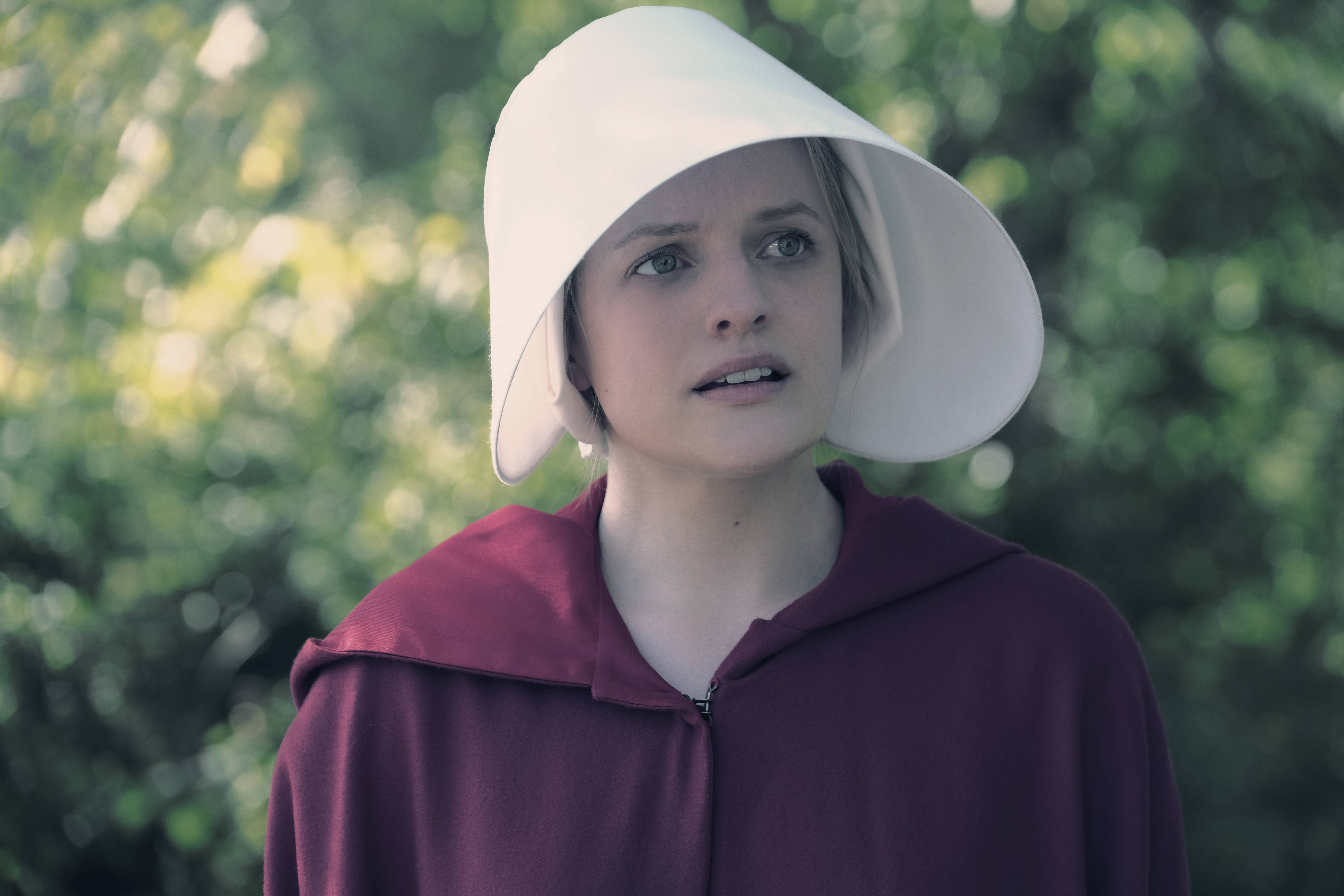 handmaid's tale, hulu, offred, handmaid, lingerie, lunya