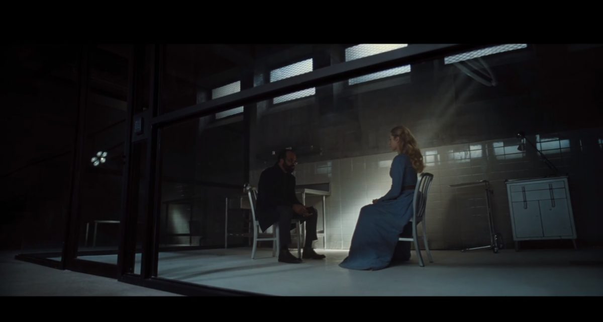 Jeffrey Wright as Bernard and Evan Rachel Wood as Dolores on HBO's Westworld