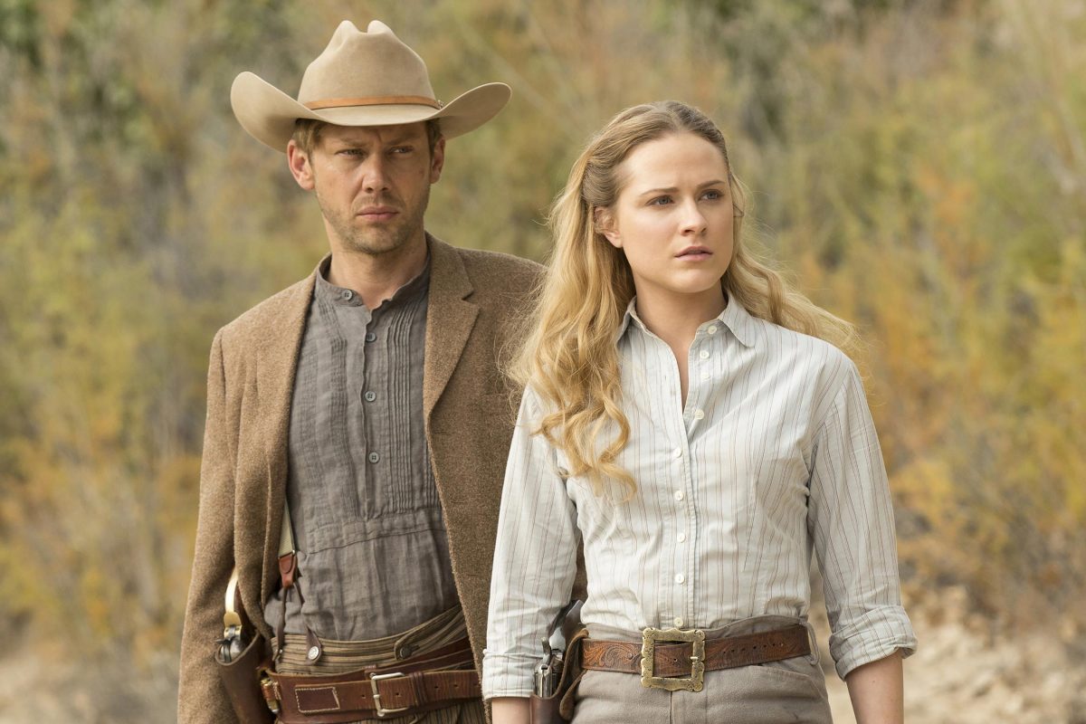 Westworld Season 1, Episode 8 Air Date: 11/20/16 Pictured: : Jimmi Simpson, Evan Rachel Wood