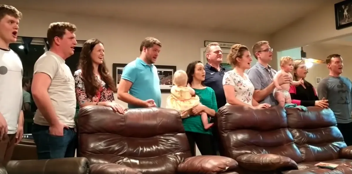 The LeBaron family in Utah sing "One Day More" from "Les Miserables"