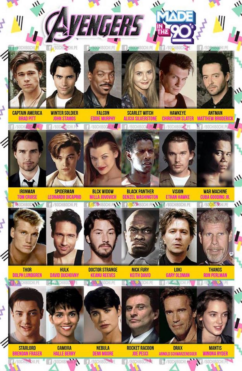 Avengers 90s Casting