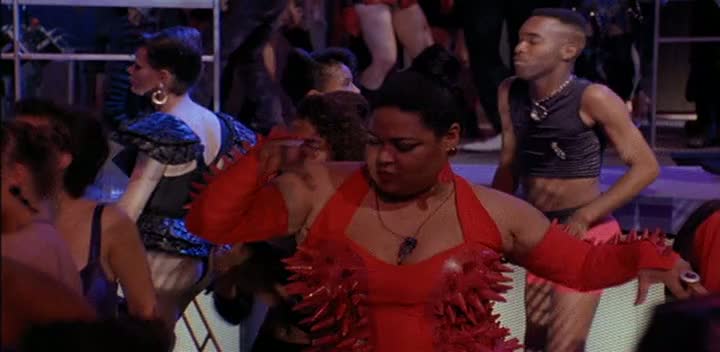 Big Bertha dancing in the Mario Bros. movie