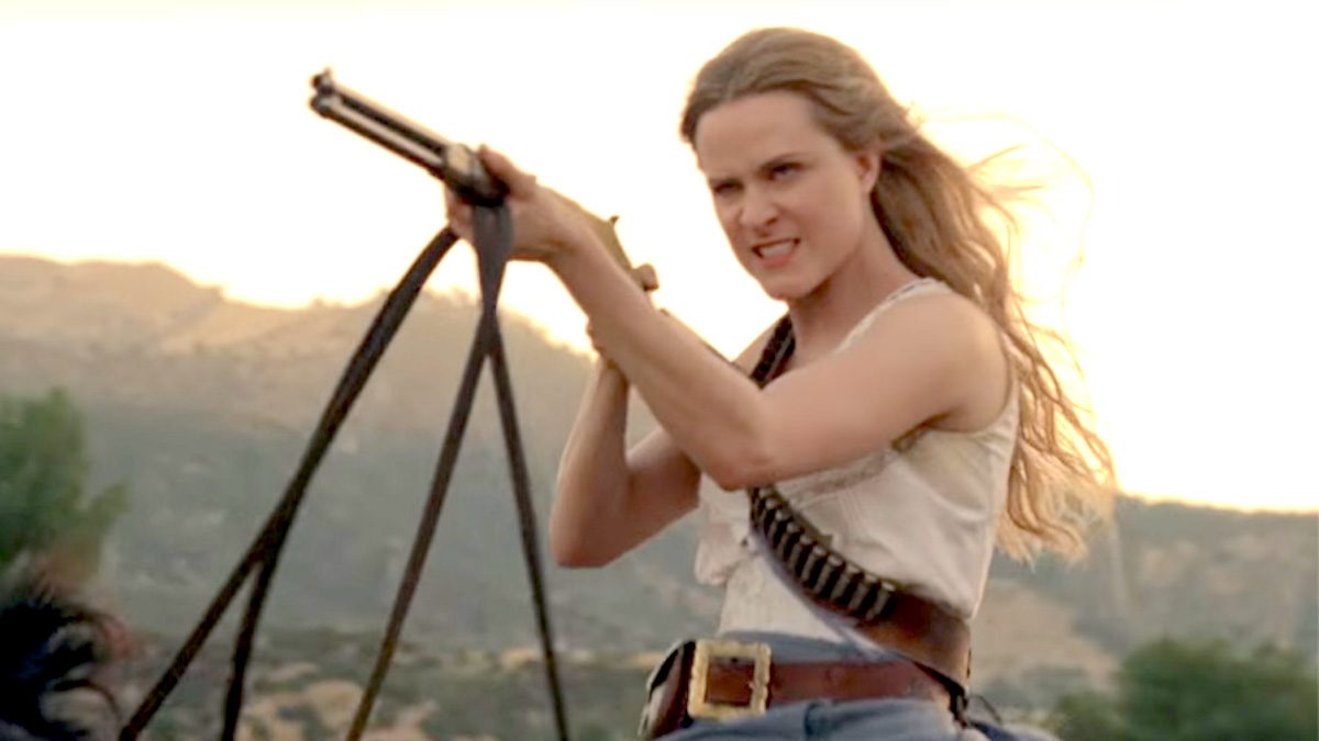 Evan Rachel Wood as Dolores on HBO's Westworld