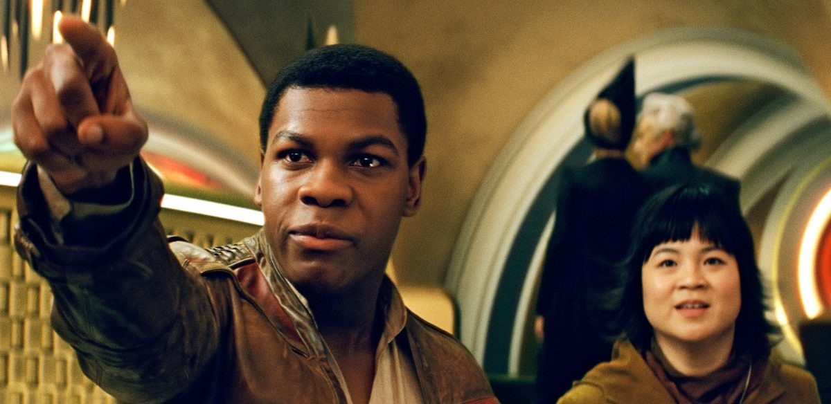 John Boyega as Finn in The Last Jedi