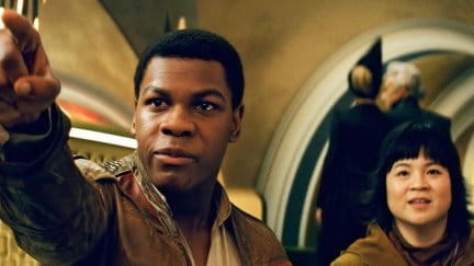 John Boyega as Finn in The Last Jedi