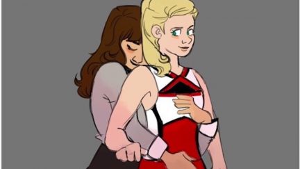 glee rachel and quinn