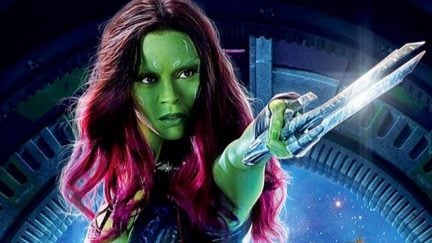 Gamora Guardians of the Galaxy poster