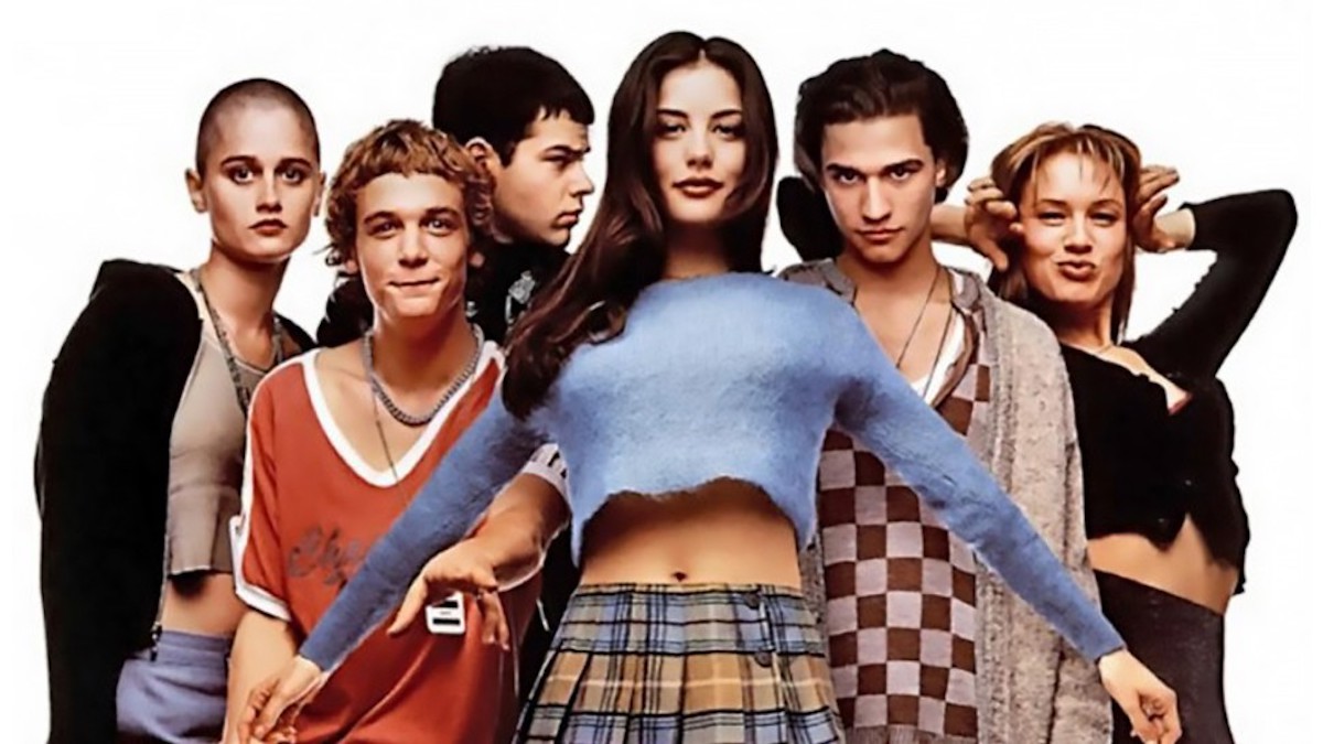 Live Tyler, Renée Zellweger and the rest of the Empire Records cast on the poster