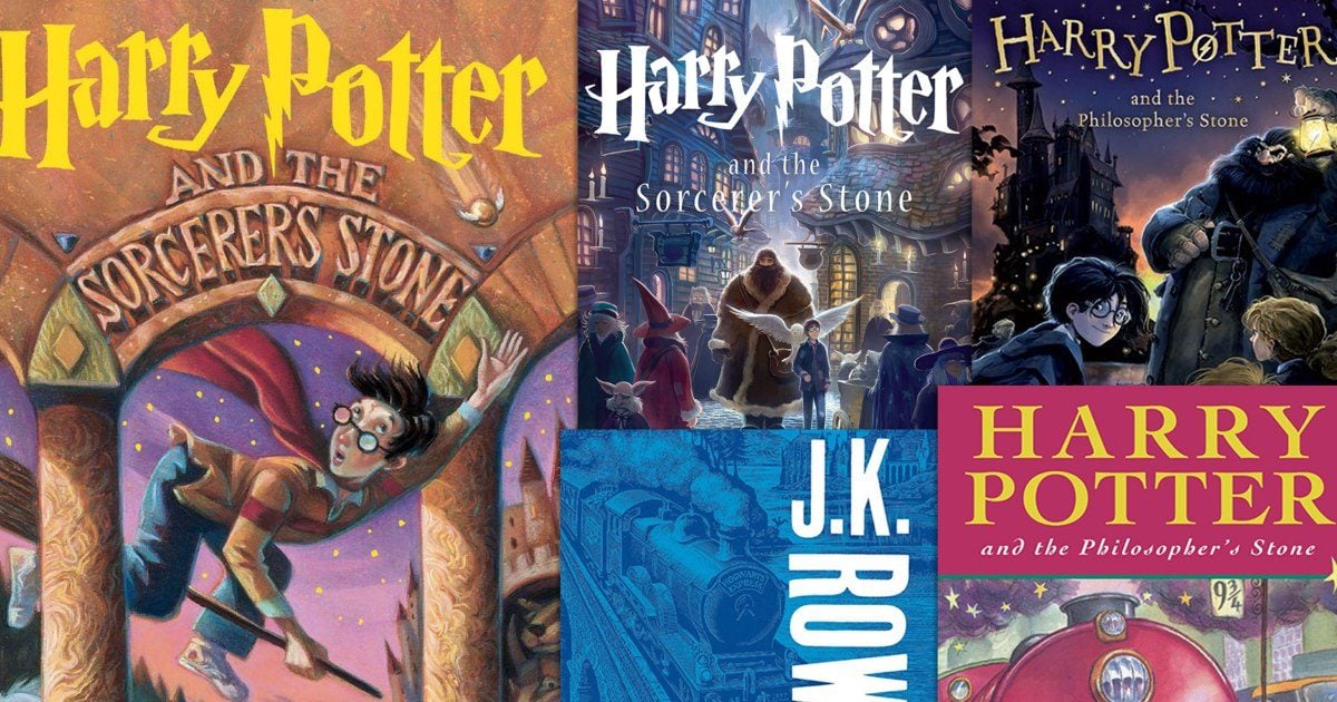 Harry Potter book covers