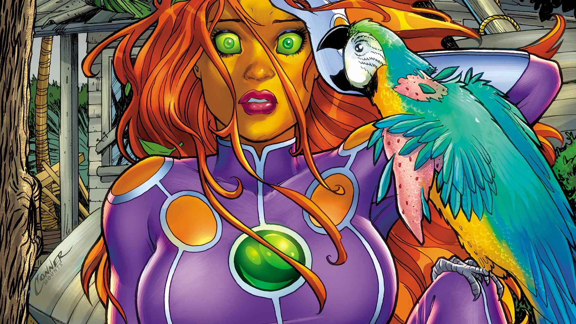 Starfire as drawn by Amanda Conner