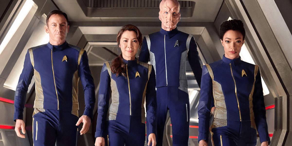 The cast of Star Trek Discovery