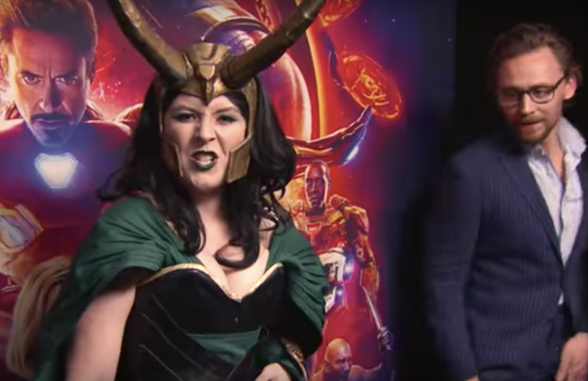 Tom Hiddleston surprises Loki cosplayers