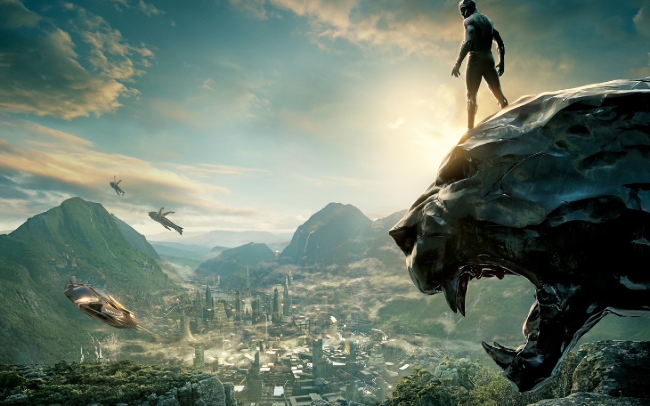 View of Wakanda in Black Panther