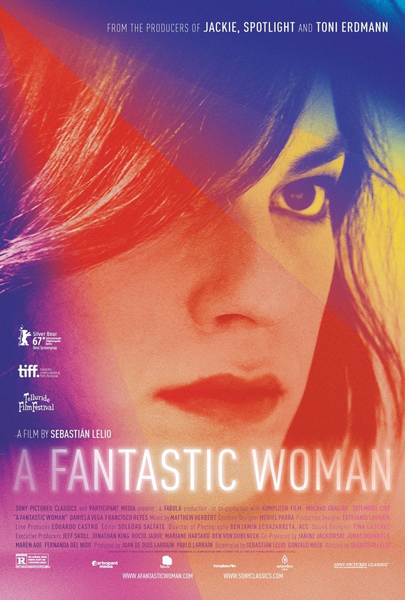 'A Fantastic Woman' movie poster Daniela Vega