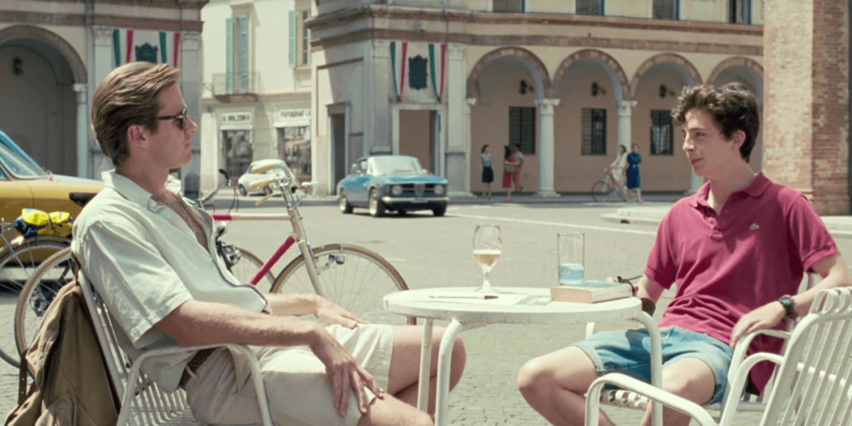 Armie Hammer and Timothée Chalamet in 'Call Me By Your Name'