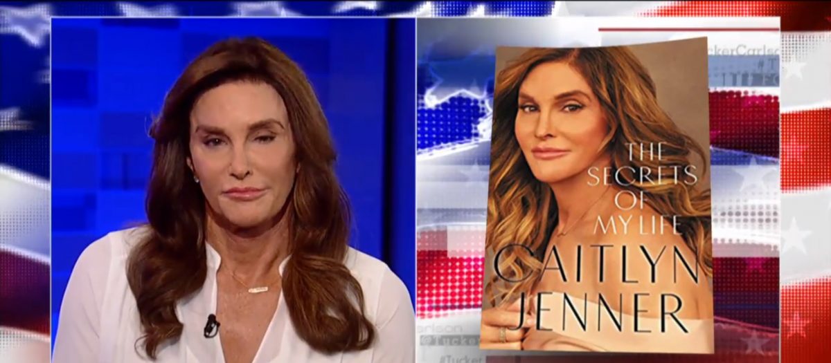 Caitlyn Jenner on Fox News with Tucker Carlson