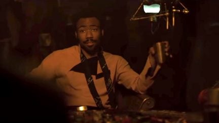 Donald Glover as Lando Calrissian in 'Solo A Star Wars Story'