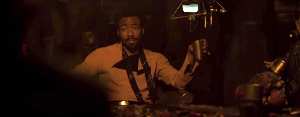 Donald Glover as Lando Calrissian in 'Solo A Star Wars Story'