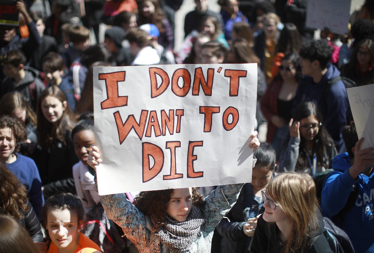 gun violence, gun control, protest, santa fe, march for our lives