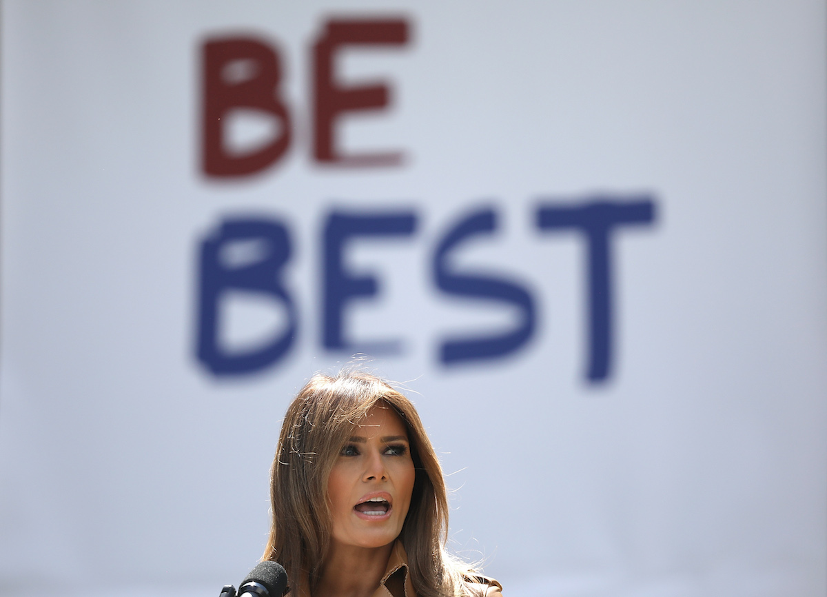 melania trump, be best, twitter