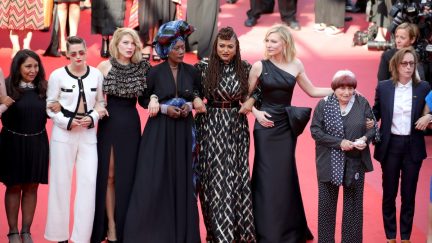 Cannes Women's March Cate Blanchett