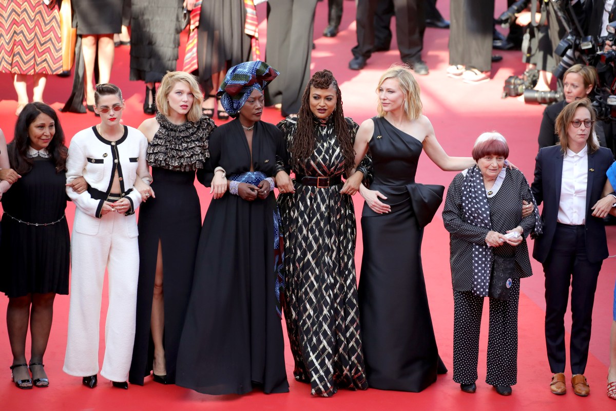 Cannes Women's March Cate Blanchett