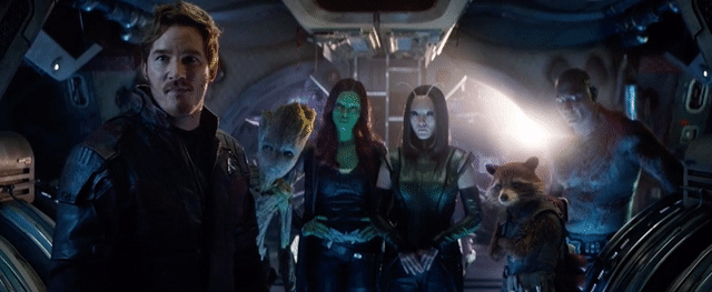 Guardians of the Galaxy in 'Avengers Infinity War' from Marvel Entertainment