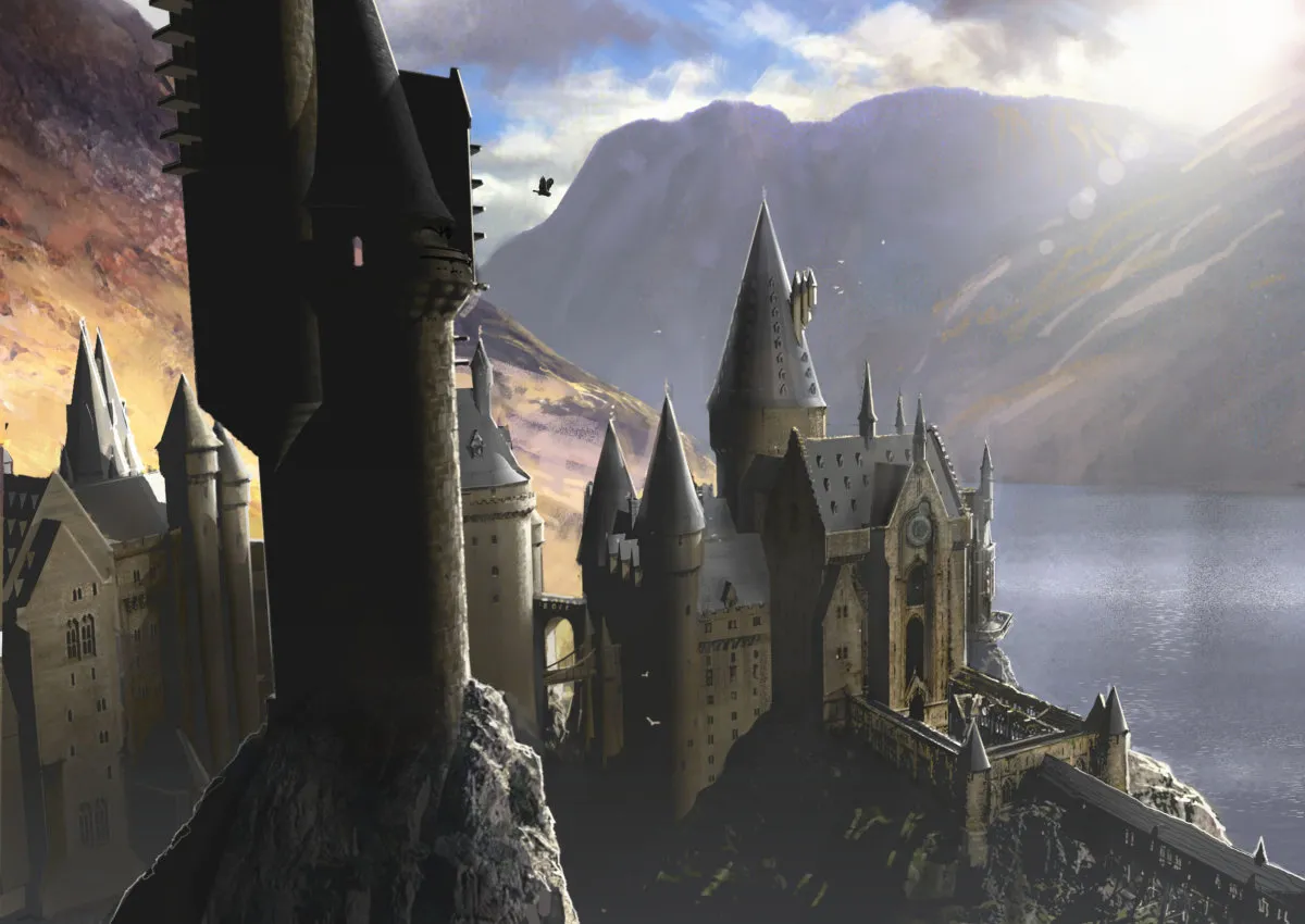 Hogwarts castle from J.K. Rowling's Harry Potter Pottermore website