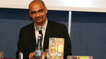 Junot Diaz at a literary event in Argentina 2009
