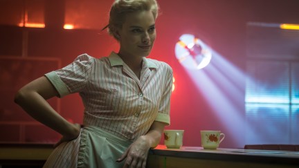Margot Robbie as Annie in a scene from 'Terminal'