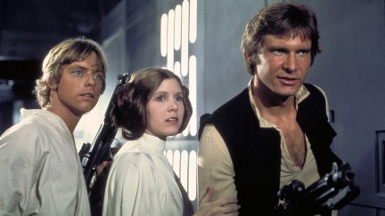 Mark Hamill, Carrie Fisher, Harrison Ford