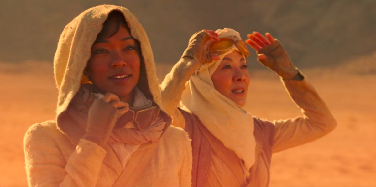 Michael_Burnham_and_Philippa_Georgiou Sonequa Martin-Green Michelle Yeoh 'Star Trek Discovery'