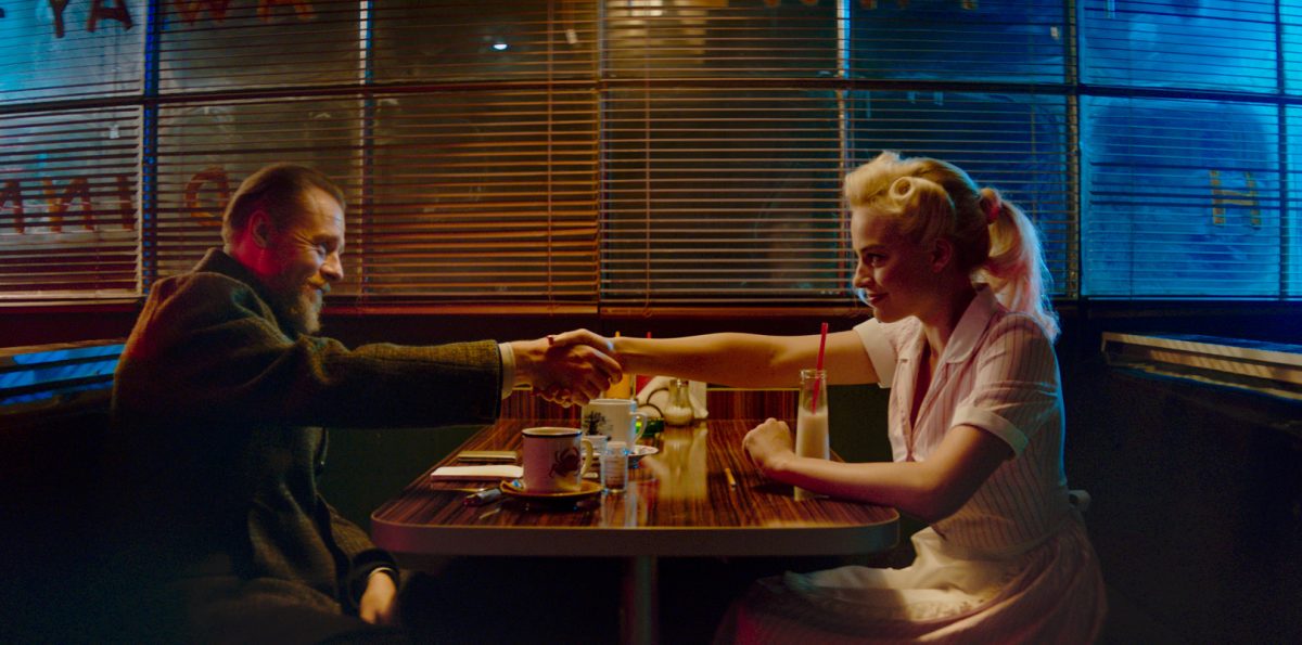 Simon Pegg and Margot Robbie in 'Terminal'