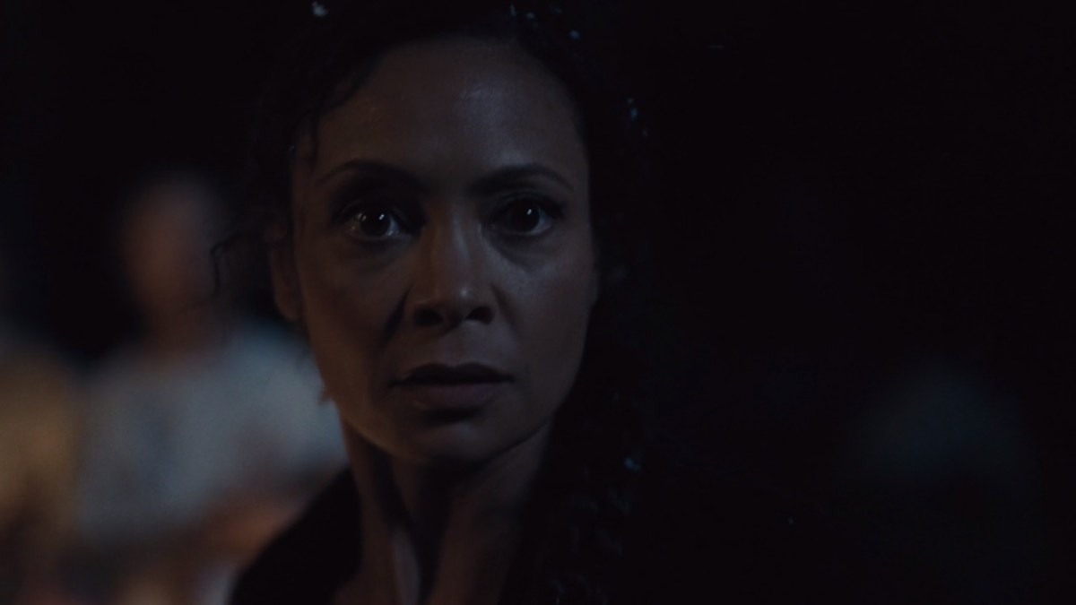 Thandie Newton as Maeve in a scene from Westworld on HBO