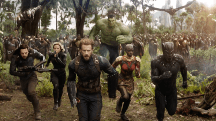 The cast of 'Avengers Infinity War' from Marvel Entertainment