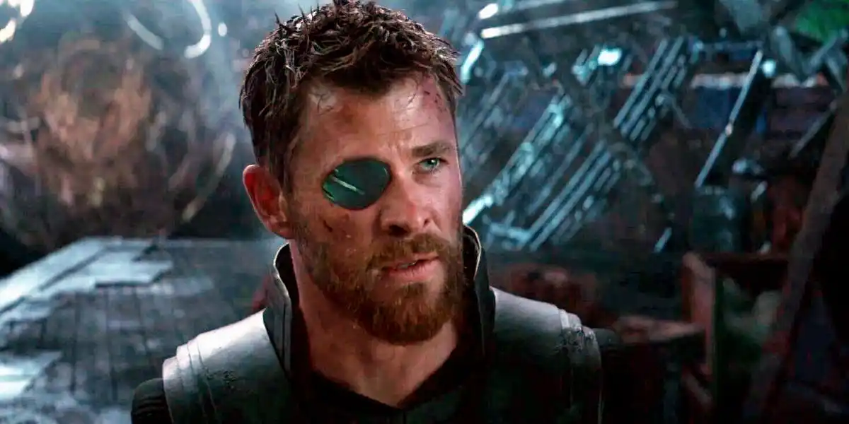 Chris Hemsworth as Thor in Infinity War