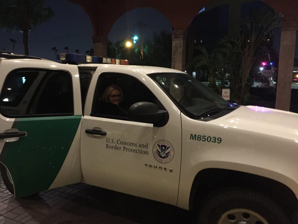 U.S. Customs and Border Protections truck