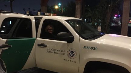 U.S. Customs and Border Protections truck