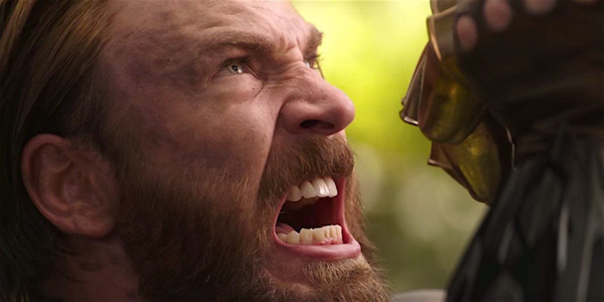 captain america fighting thanos in avengers infinity war marvel (image: disney)
