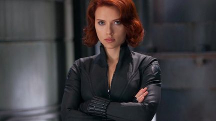 scarlett johansson as black widow in marvel's the avengers