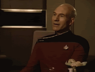 Captain Picard applauds