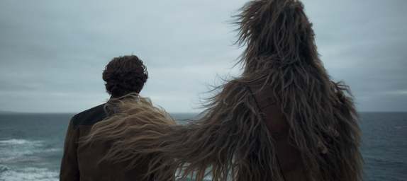 Chewie and Han Solo in 'Solo: A Star Wars Story'
